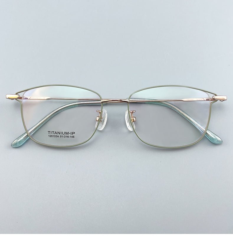 Women’s Pure Titanium Cat Eye Eyeglasses – Ultra Lightweight Full Rim Designer Optical Frame 120153 - HP eyeglasses