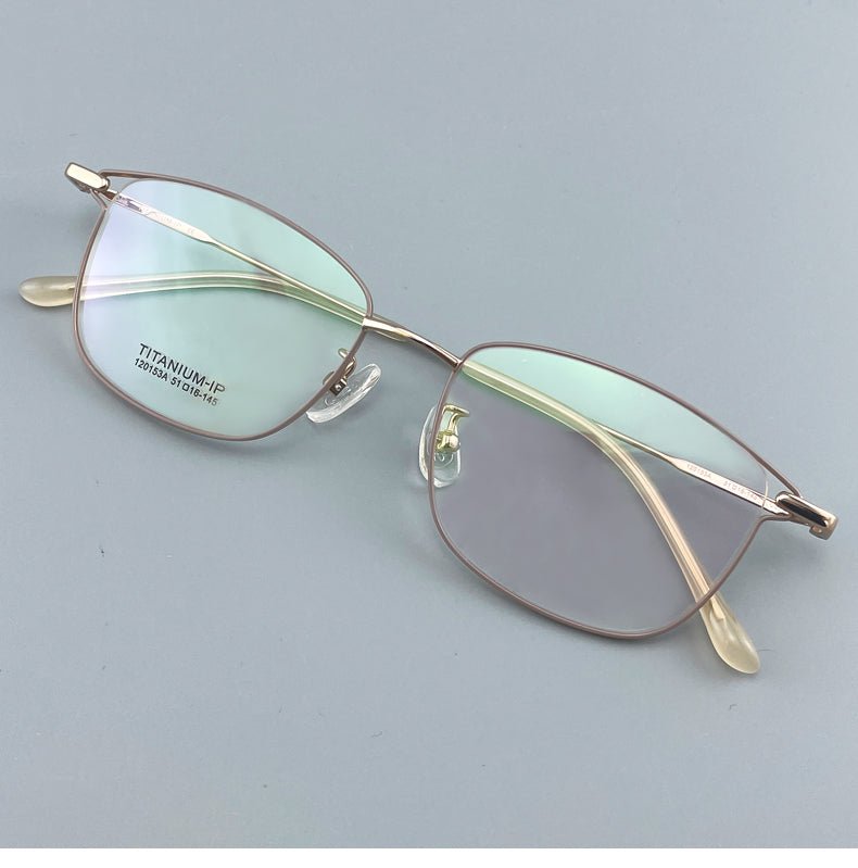 Women’s Pure Titanium Cat Eye Eyeglasses – Ultra Lightweight Full Rim Designer Optical Frame 120153 - HP eyeglasses