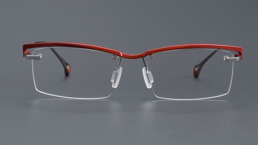 ZY - 208 Titanium Semi - Rimless Business Glasses – Okuyama Same Style - HP eyeglasses