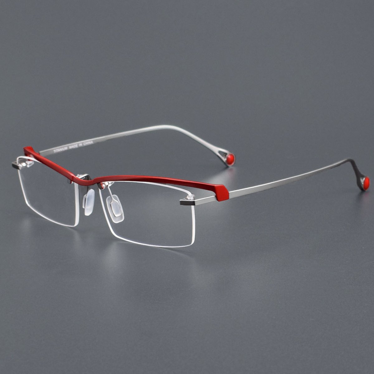 ZY - 208 Titanium Semi - Rimless Business Glasses – Okuyama Same Style - HP eyeglasses