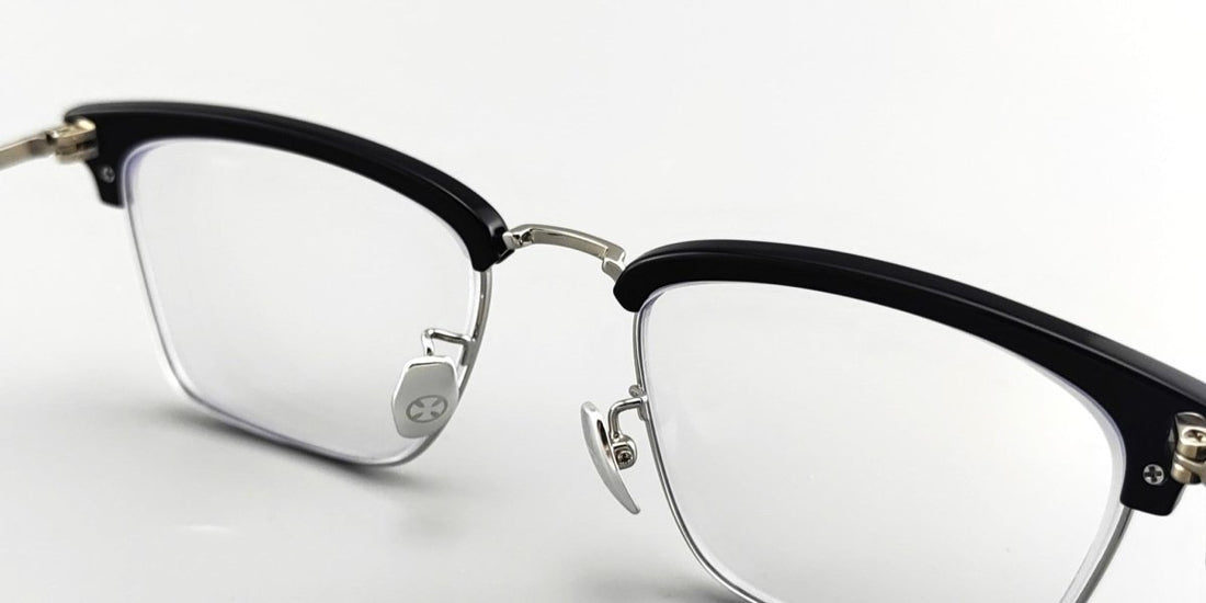 Browline Glasses: Disguise -7.00 Lenses with Style | High-Prescription Titanium Frames - HP eyeglasses