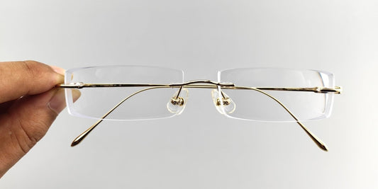 Case Study: Overcoming the "Unbuildable" — Crafting -10.00D+ High-Myopia & Prism Rimless Glasses for a Norwegian Client - HP eyeglasses