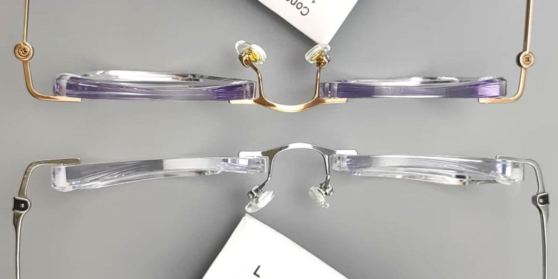 Comparing 1.67 vs 1.74 High-Index Lenses in Rimless Glasses: A Real Custom Case Study - HP eyeglasses