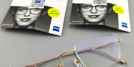 Custom Eyewear Story: Lightweight ZEISS Lenses + Japanese Titanium Rimless Glasses - HP eyeglasses