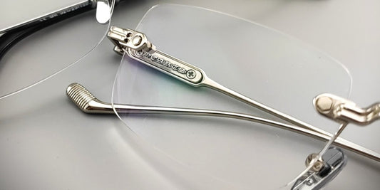 Gothic Rimless Glasses – Chrome Hearts Titanium Frames With Attitude - HP eyeglasses