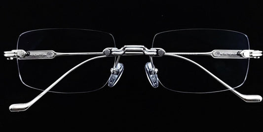 The Hot Pick of the Season: Chrome Hearts–Inspired Rimless Titanium Glasses - HP eyeglasses