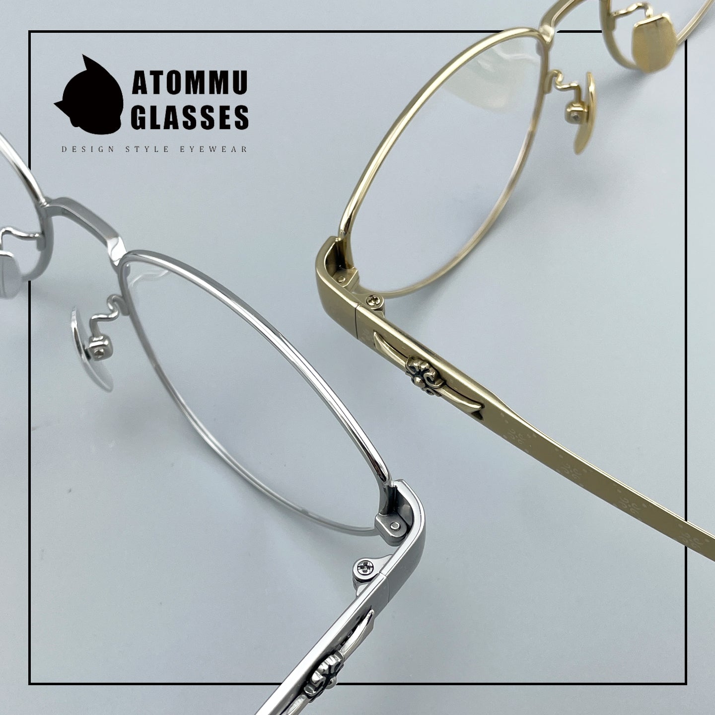 Vintage Cat Eye Titanium Glasses Frame Designer Optical Eyeglasses for Prescription, Tinted & Photochromic Lenses EO-917