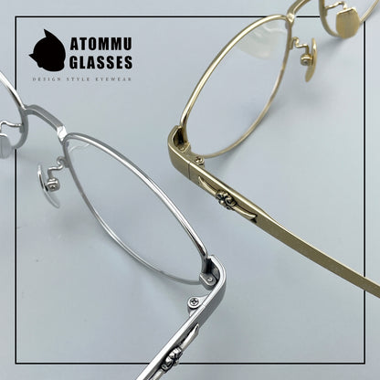Vintage Cat Eye Titanium Glasses Frame Designer Optical Eyeglasses for Prescription, Tinted & Photochromic Lenses EO-917