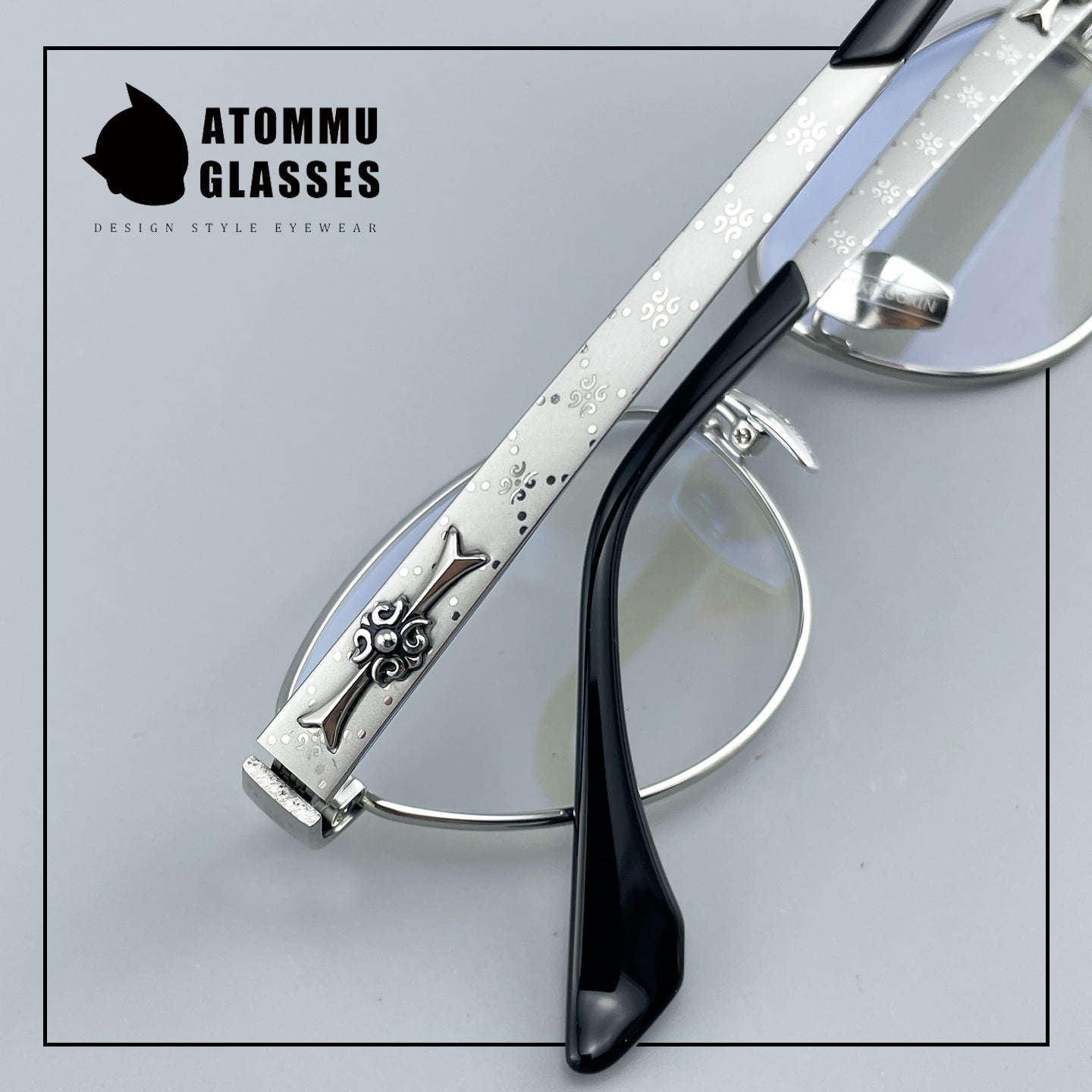 Vintage Cat Eye Titanium Glasses Frame Designer Optical Eyeglasses for Prescription, Tinted & Photochromic Lenses EO-917