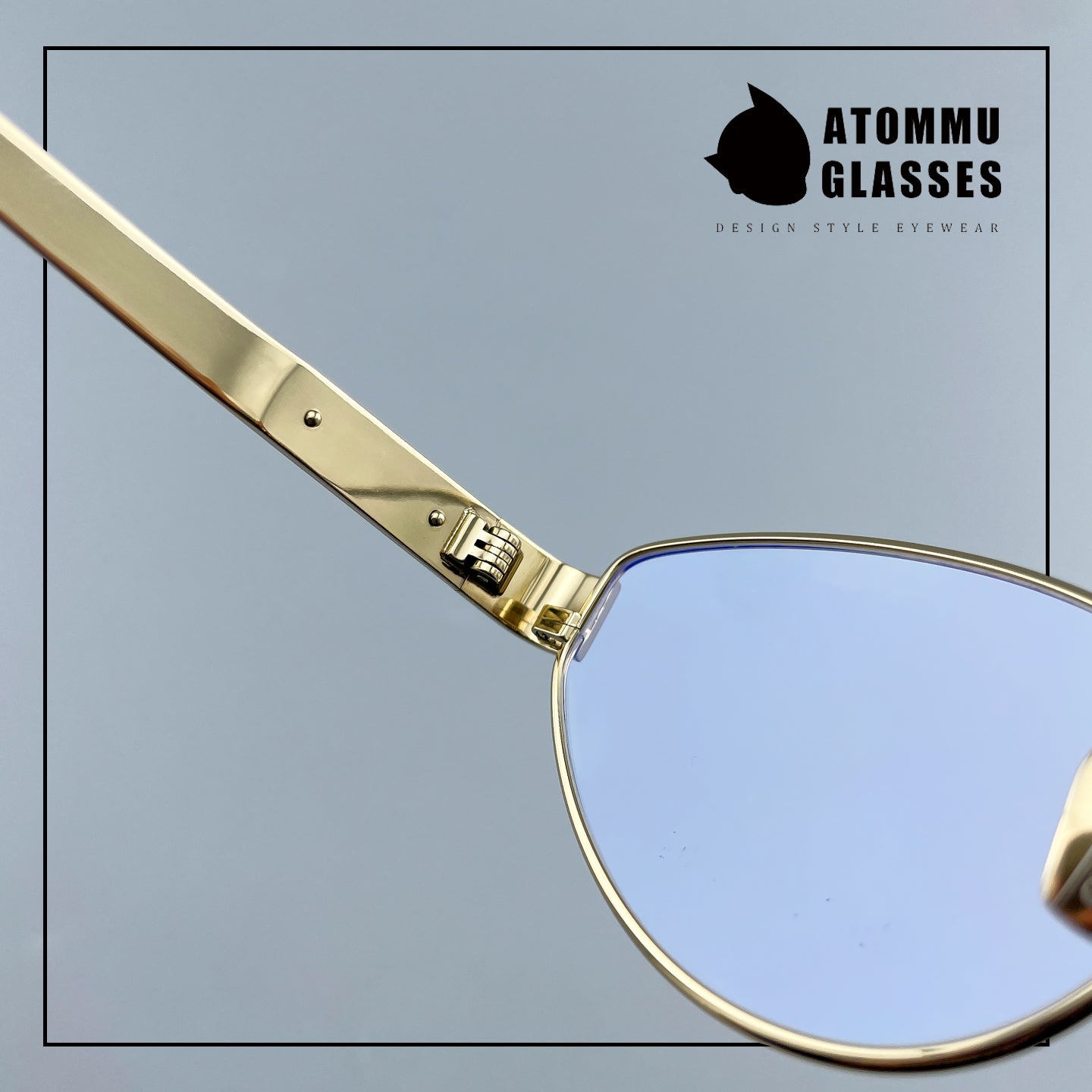 Vintage Cat Eye Titanium Glasses Frame Designer Optical Eyeglasses for Prescription, Tinted & Photochromic Lenses EO-917