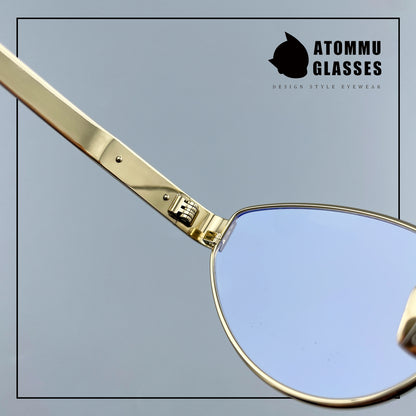 Vintage Cat Eye Titanium Glasses Frame Designer Optical Eyeglasses for Prescription, Tinted & Photochromic Lenses EO-917