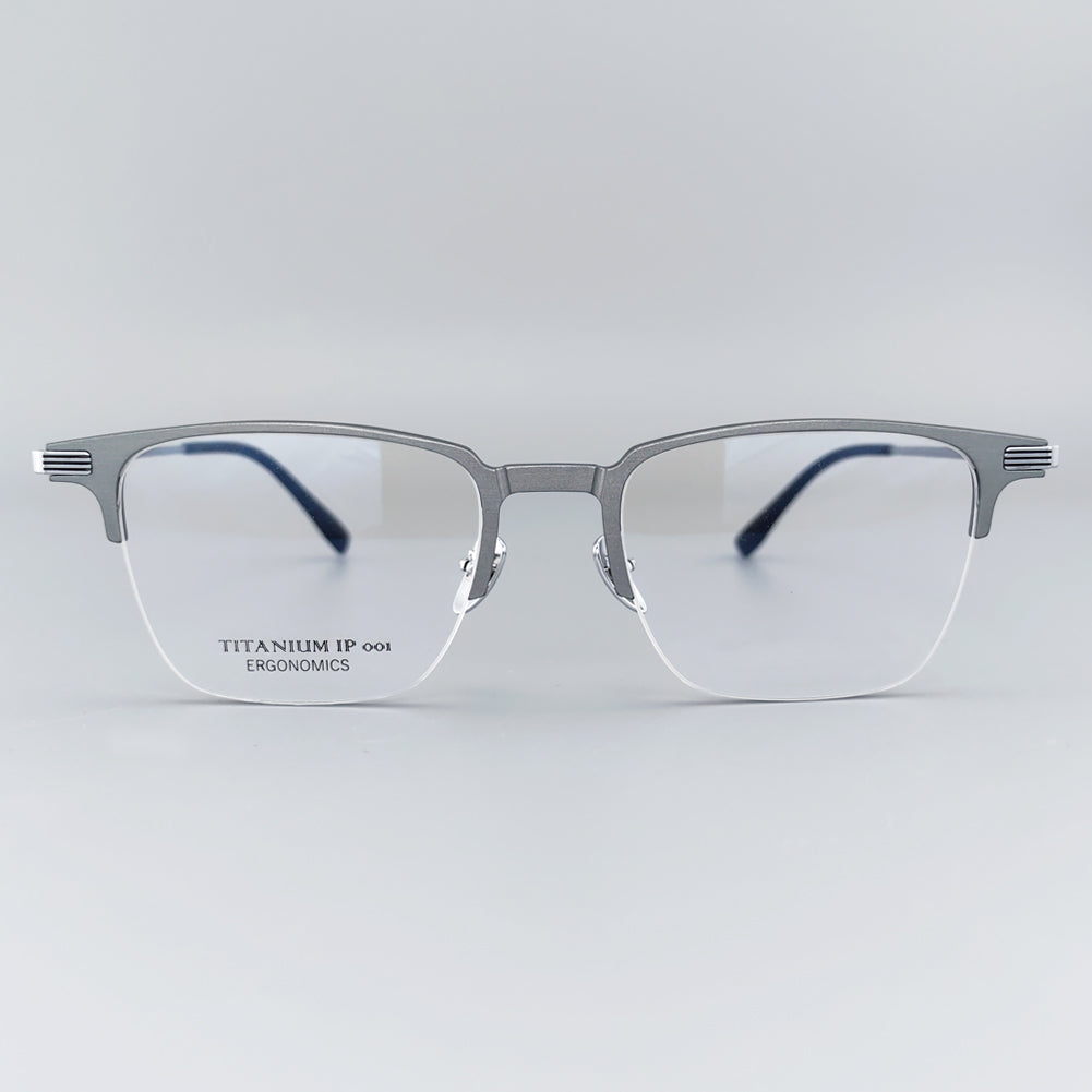 [Buy one get two] Magnetic Glass Titanium Clip-On Optical Glasses with Bonus Sunglass Clips - EO-9903