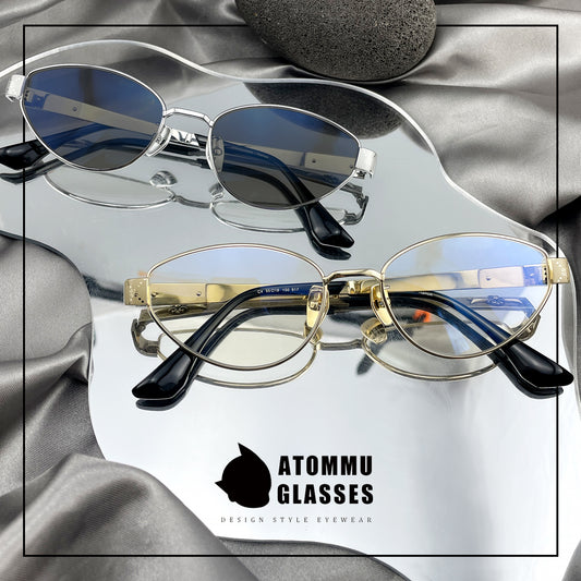 Vintage Cat Eye Titanium Glasses Frame Designer Optical Eyeglasses for Prescription, Tinted & Photochromic Lenses EO-917