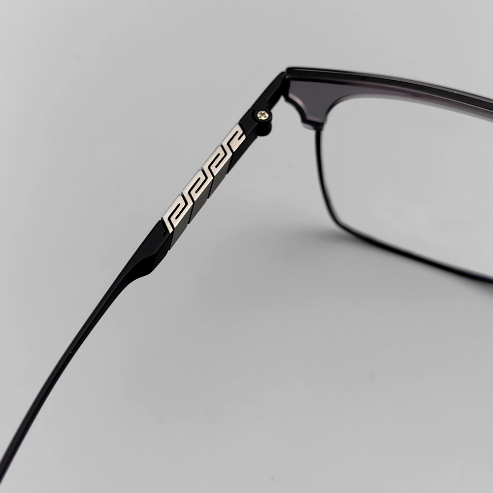 时尚半框钛金属眼镜 - 可定制镜框，带来最佳舒适度 - EO-780