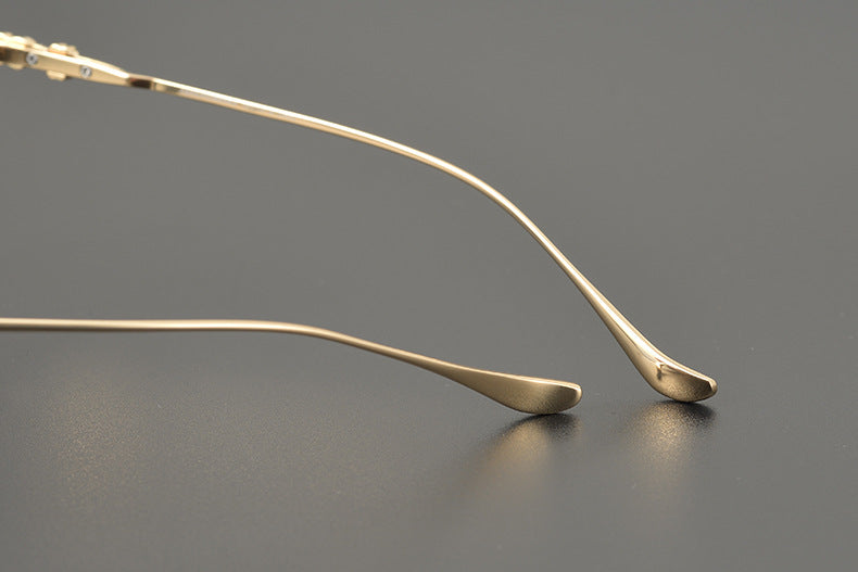 CH8105 Chrome Hearts Style Oversized Titanium Optical Glasses – Lightweight Full-Rim Eyeglass Frame for Men & Women, Polygon Designer Eyewear