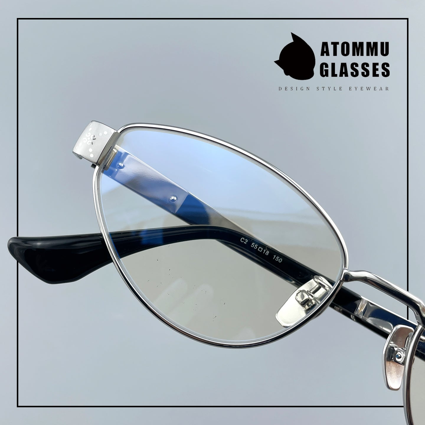 Vintage Cat Eye Titanium Glasses Frame Designer Optical Eyeglasses for Prescription, Tinted & Photochromic Lenses EO-917
