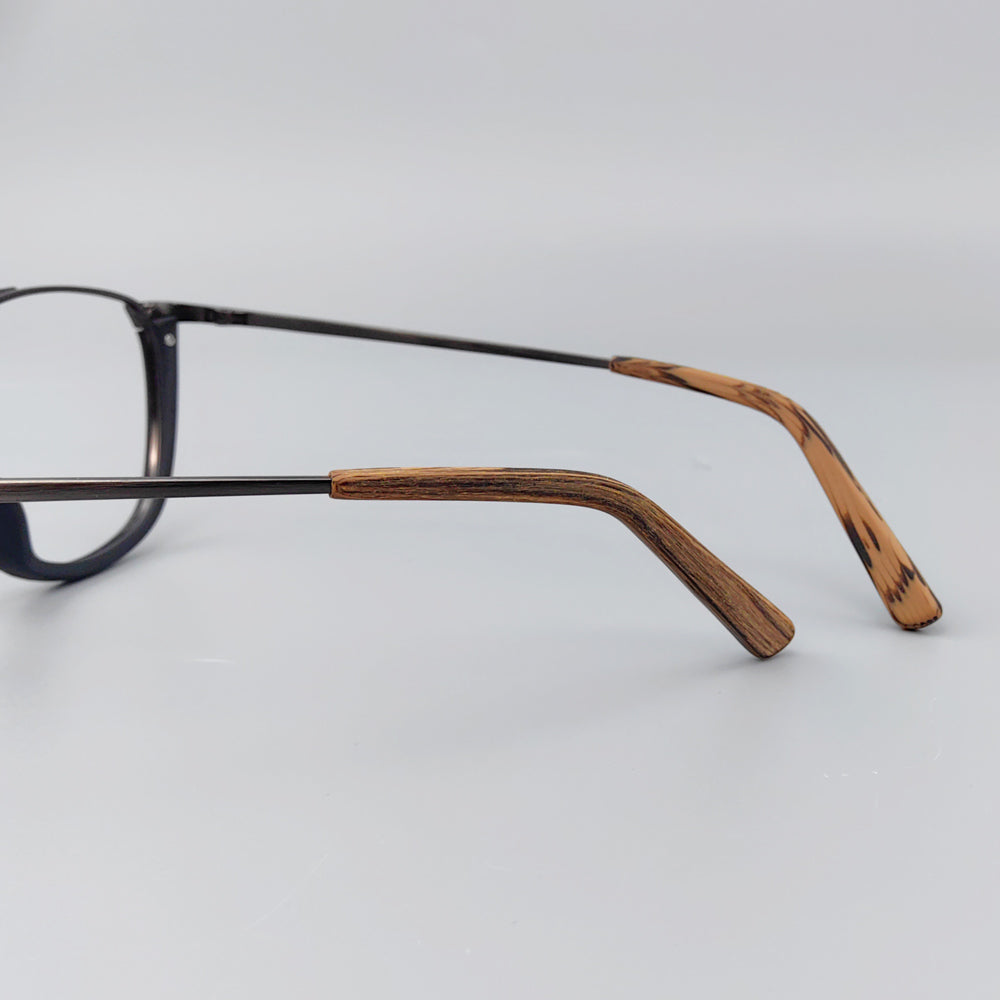 Double Bridge Wooden Glasses Frame EO-5351