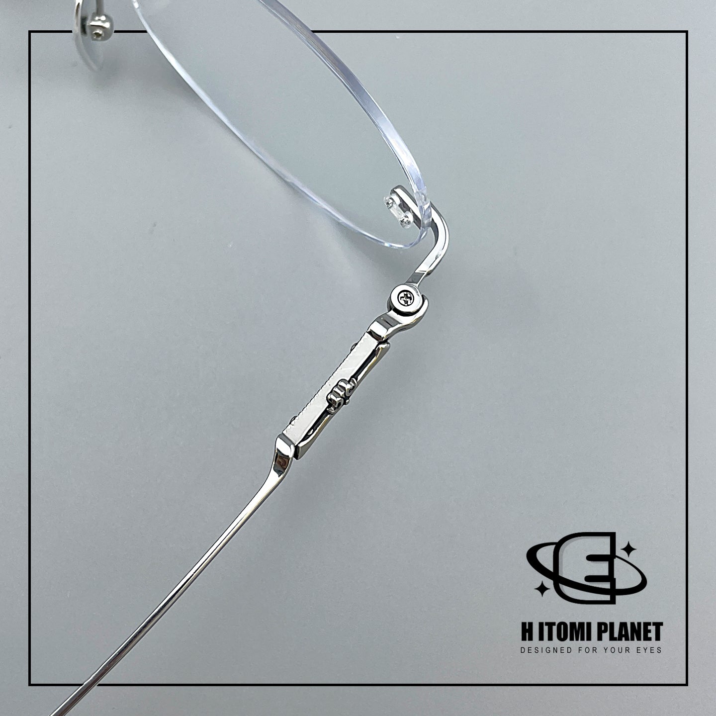 Old Money Style Pure Titanium Oval Rimless Glasses | Designer Minimalist Optical Frame for Prescription & Photochromic Lenses EO-890