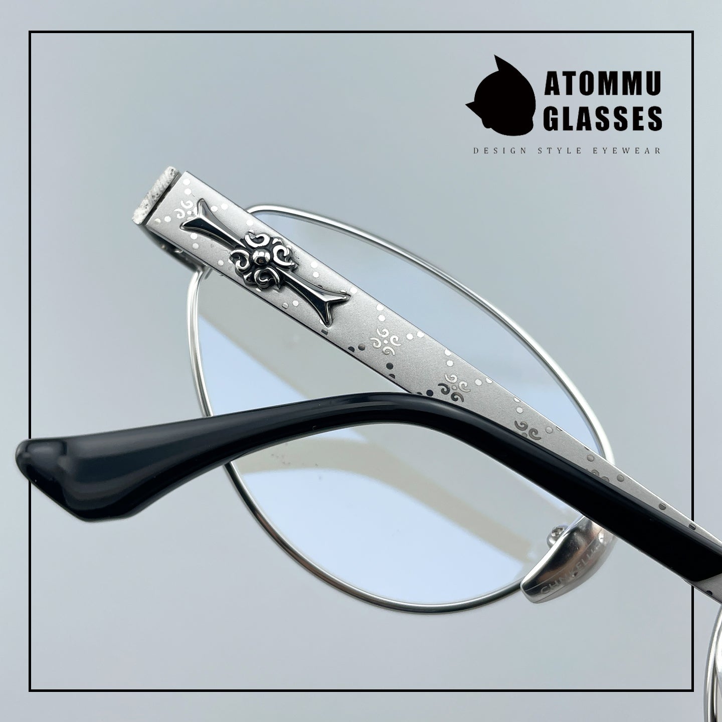Vintage Cat Eye Titanium Glasses Frame Designer Optical Eyeglasses for Prescription, Tinted & Photochromic Lenses EO-917