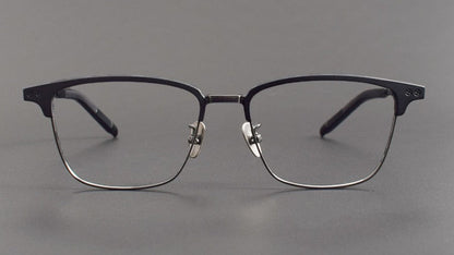 999.9 - Inspired Pure Titanium Browline Full Frame Glasses for Business Optical Eyewear – S - 930T - HP eyeglasses