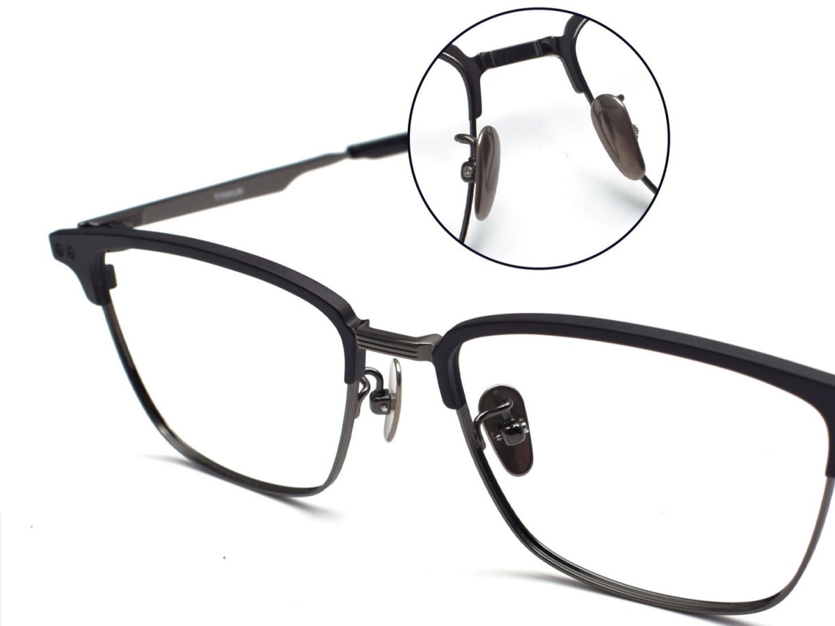 999.9 - Inspired Pure Titanium Browline Full Frame Glasses for Business Optical Eyewear – S - 930T - HP eyeglasses