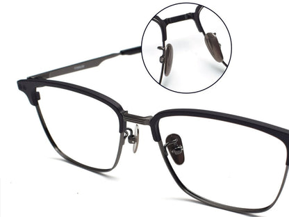 999.9 - Inspired Pure Titanium Browline Full Frame Glasses for Business Optical Eyewear – S - 930T - HP eyeglasses