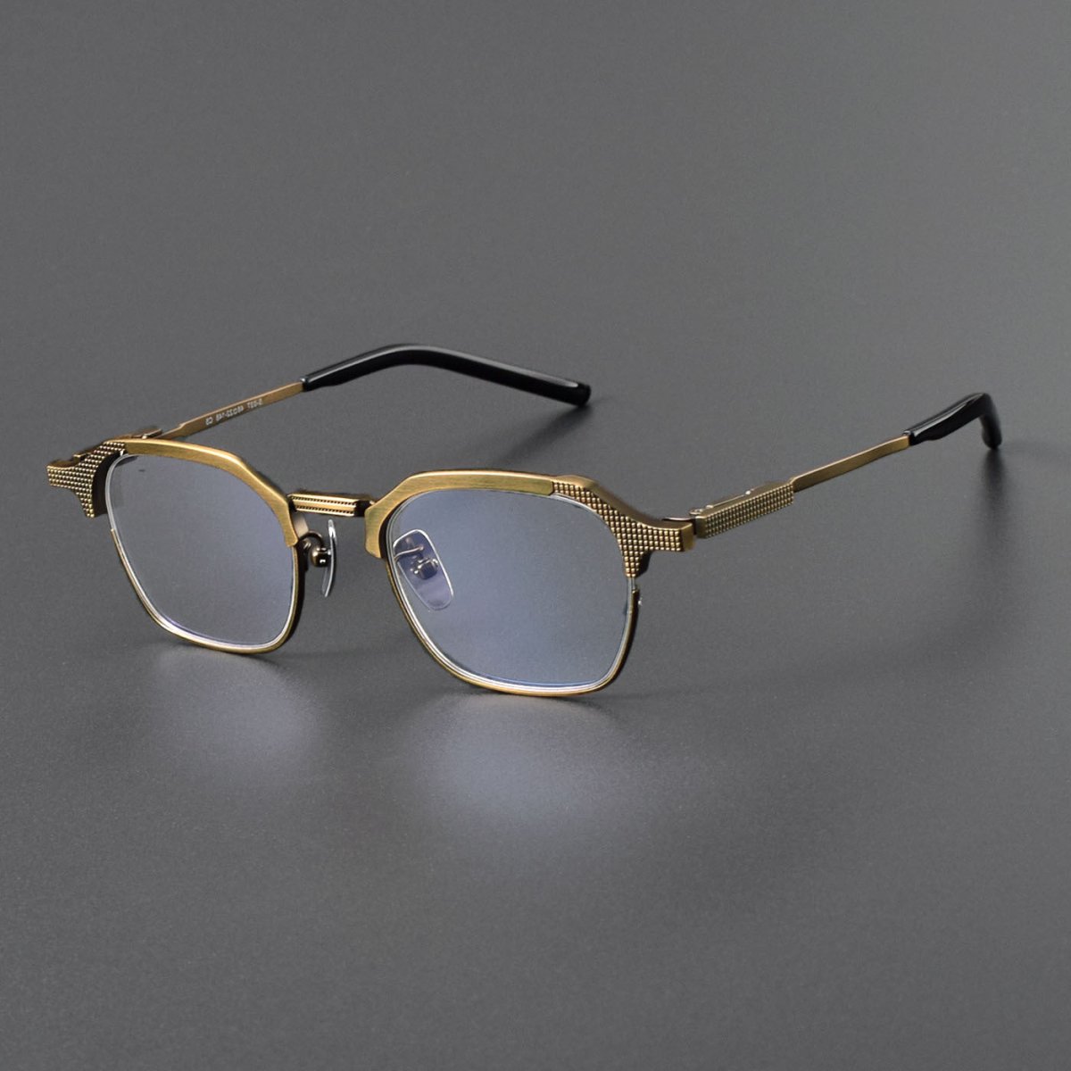 999.9 Style S - 04T Titanium Browline Eyeglasses | Japanese Full - Rim Square Frame for Men | Pure Titanium Lightweight Optical Glasses for High Prescription - HP eyeglasses