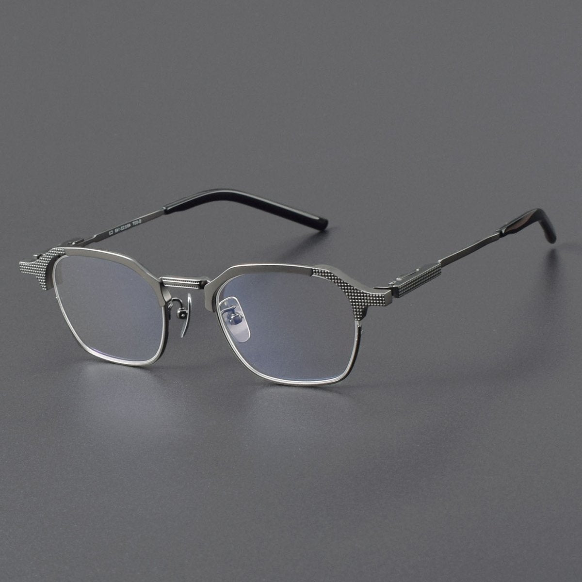 999.9 Style S - 04T Titanium Browline Eyeglasses | Japanese Full - Rim Square Frame for Men | Pure Titanium Lightweight Optical Glasses for High Prescription - HP eyeglasses