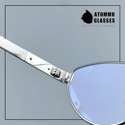 Vintage Cat Eye Titanium Glasses Frame Designer Optical Eyeglasses for Prescription, Tinted & Photochromic Lenses EO-917