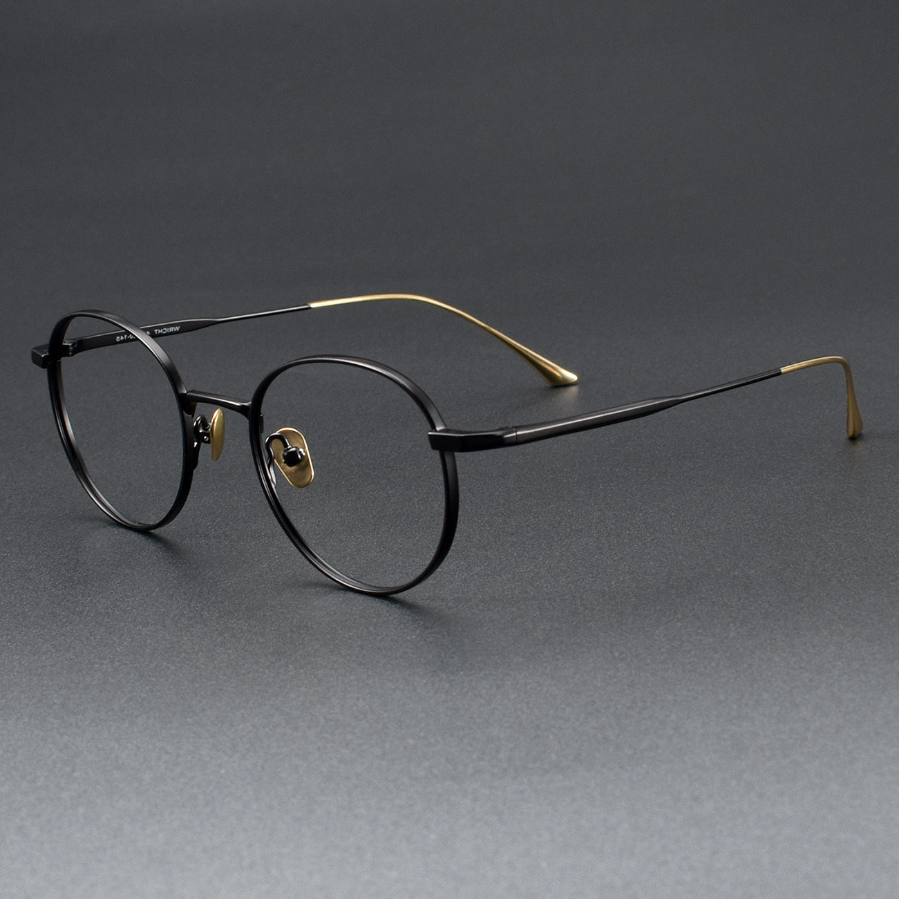 Japanese Designer Round Titanium Glasses | Vintage 48mm Lightweight Prescription Eyeglasses for Men & Women ZY-WRICHT