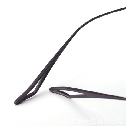 Blade Rimless Square Glasses | Ultra-Light Pure Titanium Designer Optical Frame with Photochromic Lens Option 22-197 - HP eyeglasses