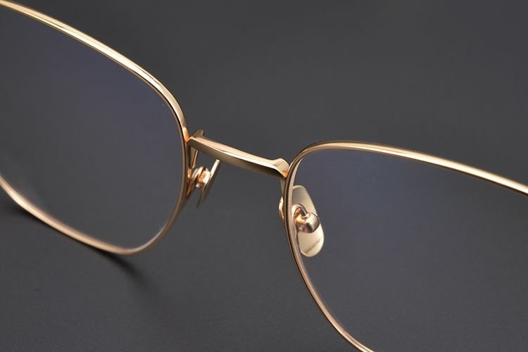 BONE PRONE Chrome Hearts Style Oversized Titanium Glasses – Lightweight Polygon Optical Frame for Men & Women, Blue Light Blocking Eyeglasses - HP eyeglasses