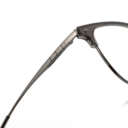 Browline Glasses Frames Men Women Acetate Titanium Eyeglasses Retro Square Designer Browline Optical Glasses CH5529 - HP eyeglasses