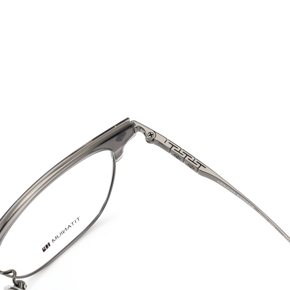 Browline Glasses Frames Men Women Acetate Titanium Eyeglasses Retro Square Designer Browline Optical Glasses CH5529 - HP eyeglasses