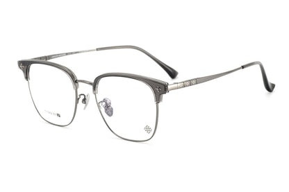 Browline Glasses Frames Men Women Acetate Titanium Eyeglasses Retro Square Designer Browline Optical Glasses CH5529 - HP eyeglasses