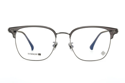 Browline Glasses Frames Men Women Acetate Titanium Eyeglasses Retro Square Designer Browline Optical Glasses CH5529 - HP eyeglasses