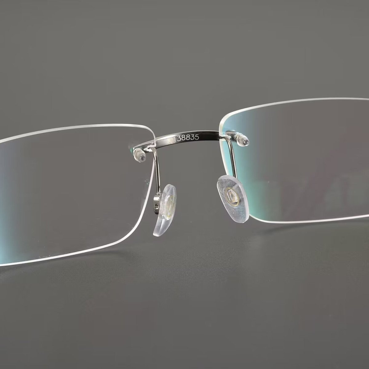 Business Rimless Pure Titanium Glasses with Blue Light Protection | Premium Prescription Optical Frame – 3138835 - HP eyeglasses