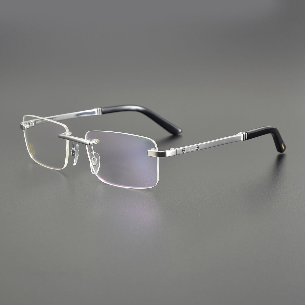Business Rimless Pure Titanium Glasses with Blue Light Protection | Premium Prescription Optical Frame – 3138835 - HP eyeglasses