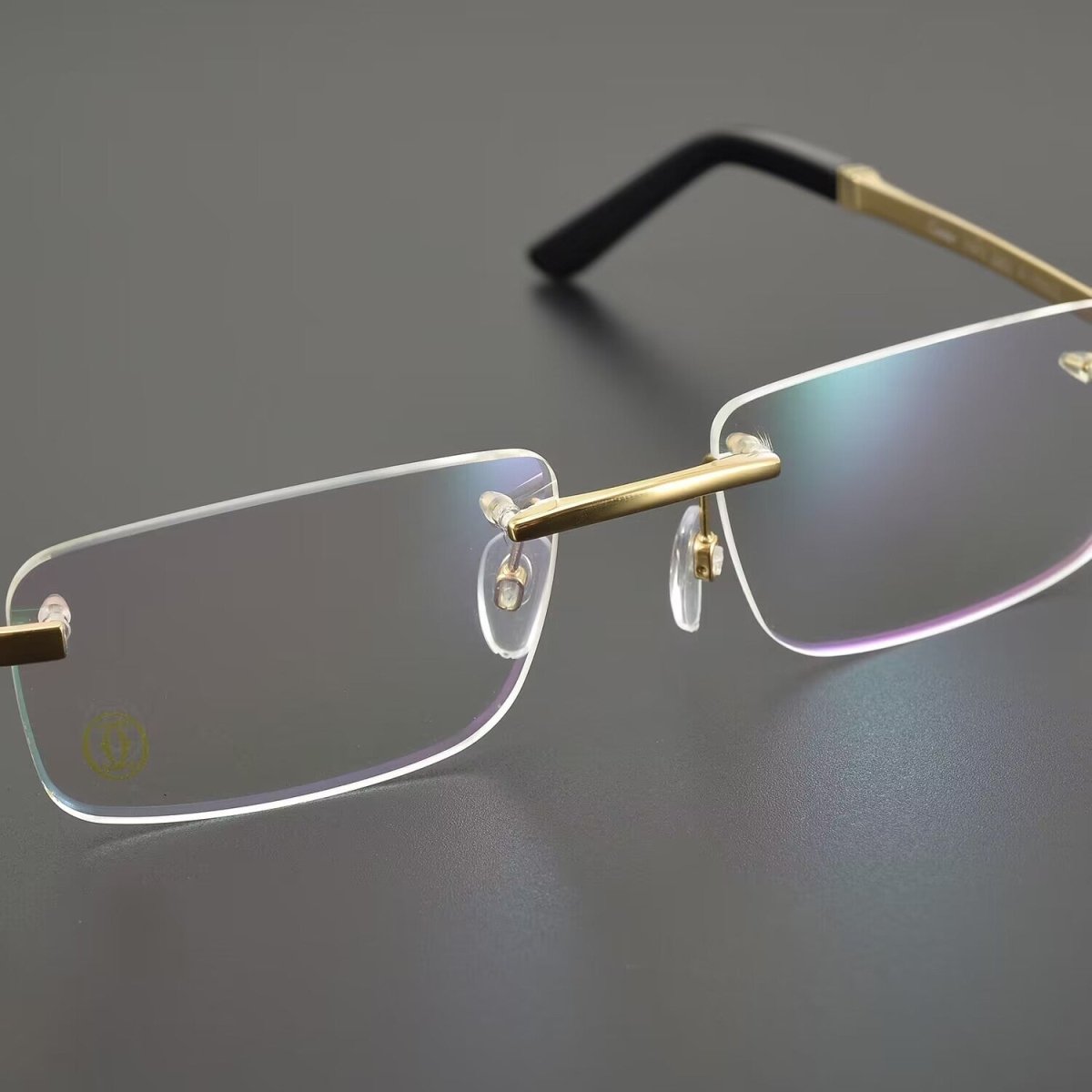 Business Rimless Pure Titanium Glasses with Blue Light Protection | Premium Prescription Optical Frame – 3138835 - HP eyeglasses