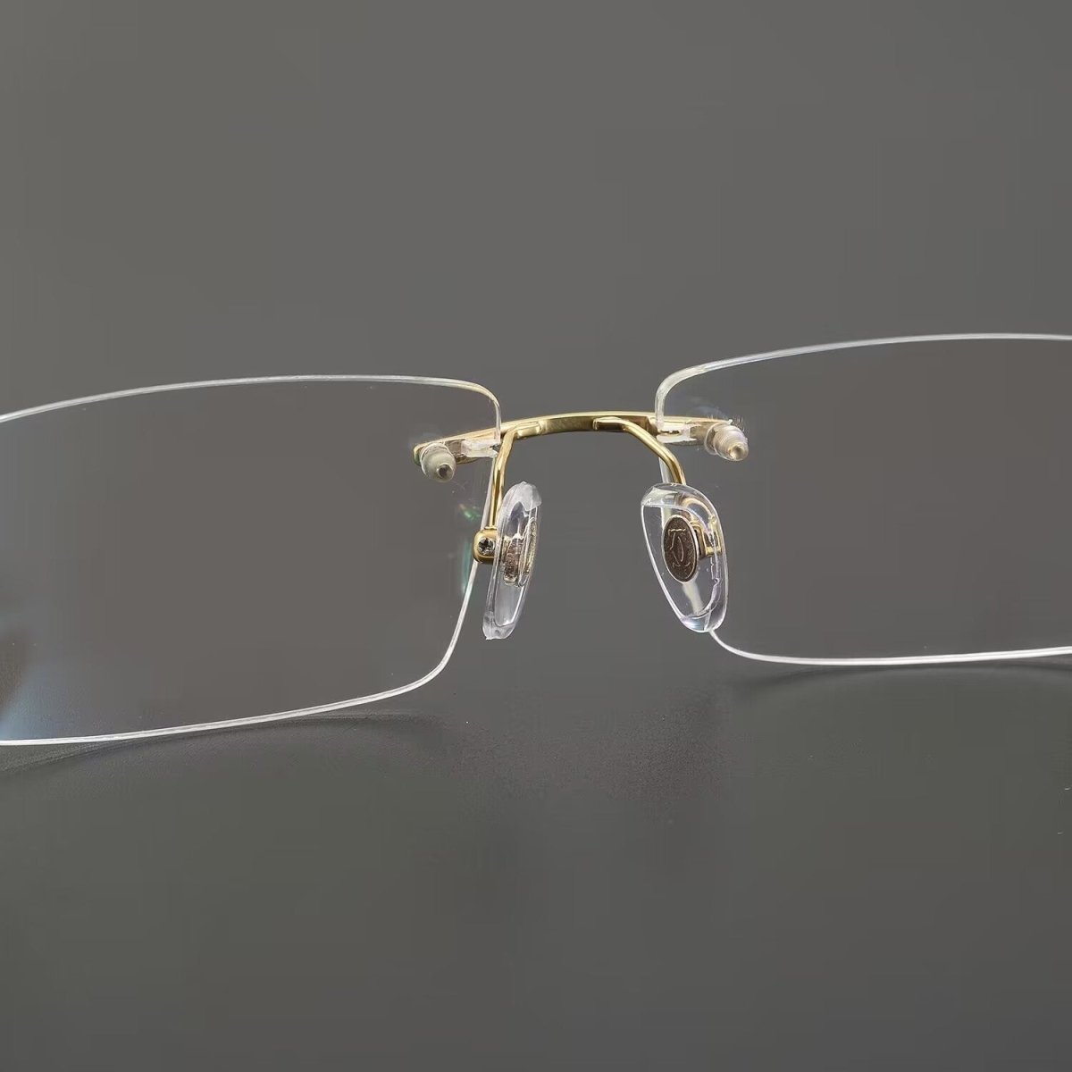 Business Rimless Pure Titanium Optical Glasses with Acetate Temples – Ultra Lightweight, CT8201061 - HP eyeglasses