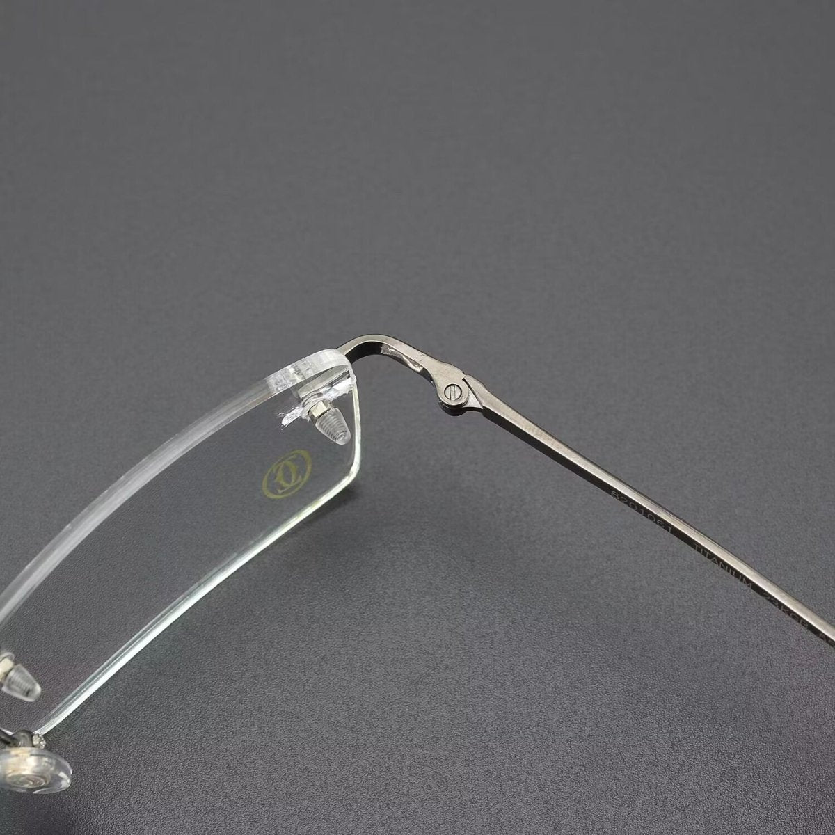Business Rimless Pure Titanium Optical Glasses with Acetate Temples – Ultra Lightweight, CT8201061 - HP eyeglasses
