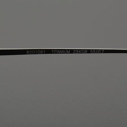 Business Rimless Pure Titanium Optical Glasses with Acetate Temples – Ultra Lightweight, CT8201061 - HP eyeglasses