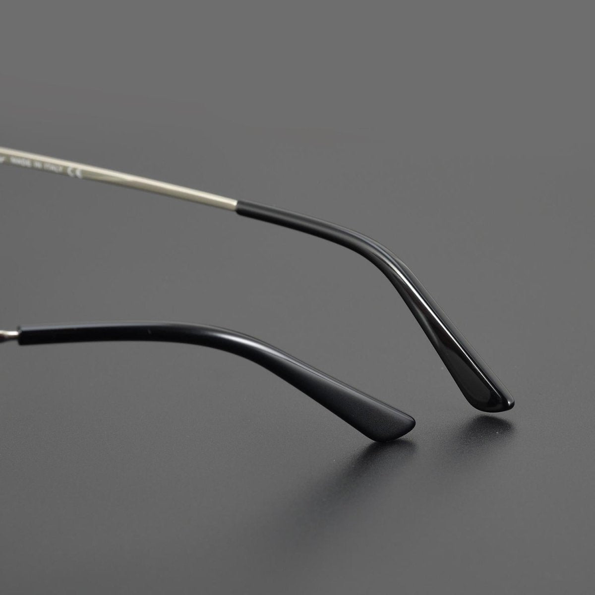 Business Rimless Round Titanium Alloy Glasses with Panther Head Detail – CT0028O - HP eyeglasses