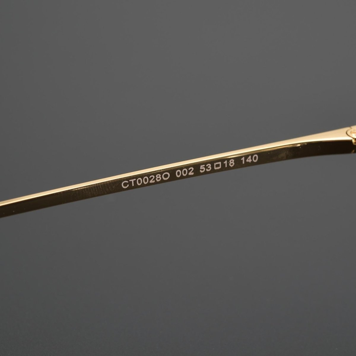 Business Rimless Round Titanium Alloy Glasses with Panther Head Detail – CT0028O - HP eyeglasses