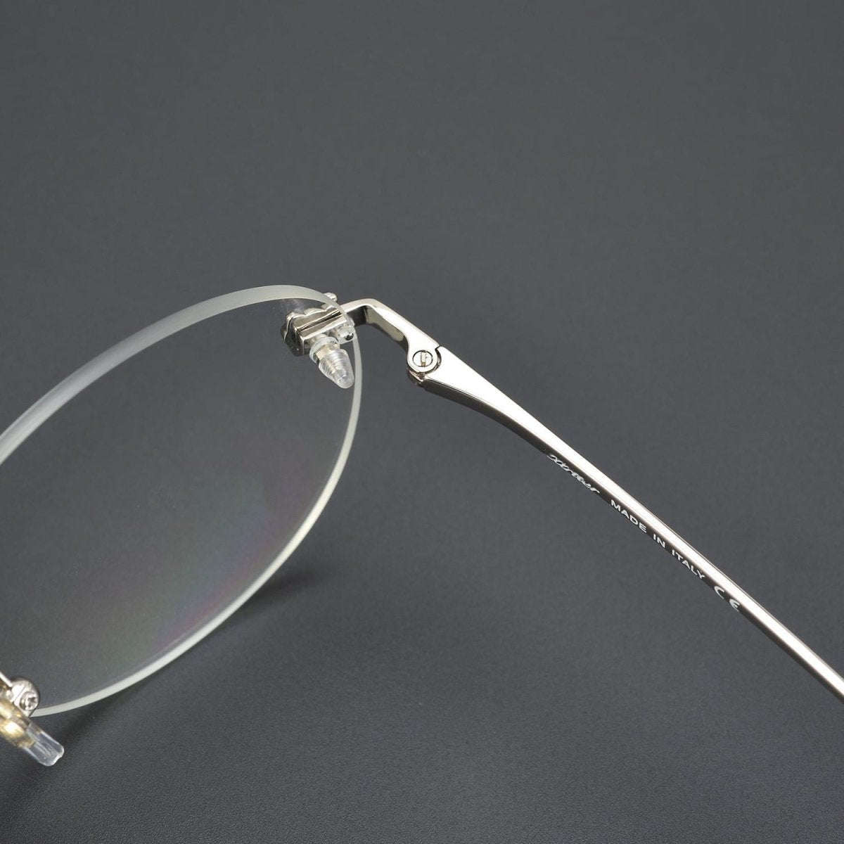 Business Rimless Round Titanium Alloy Glasses with Panther Head Detail – CT0028O - HP eyeglasses