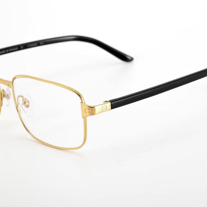 Cartier - Style Business Pure Titanium Full Frame Optical Glasses with Acetate Temples – CT00400 - HP eyeglasses