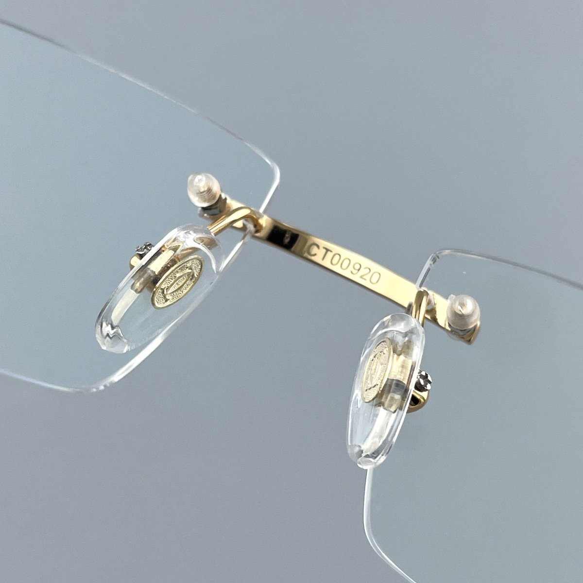 Cartier - style Business Style Rimless Pure Titanium Prescription Glasses with Acetate Temples – CT00920 - HP eyeglasses