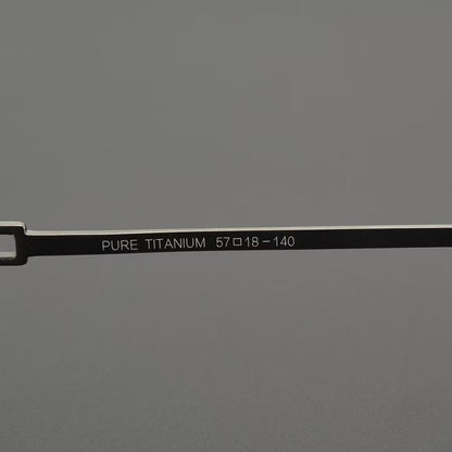 Cartier - Style Pure Titanium Rimless Business Glasses Frame with Acetate Temples – 3139988 - HP eyeglasses
