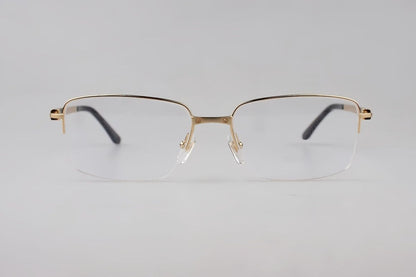 Cartier - Style Pure Titanium Semi Rimless Glasses Lightweight Designer Business Optical Frame – CT0554O - HP eyeglasses