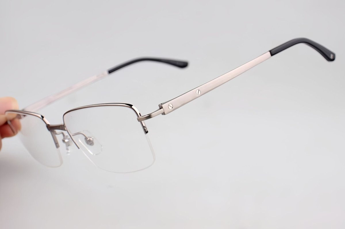 Cartier - Style Pure Titanium Semi Rimless Glasses Lightweight Designer Business Optical Frame – CT0554O - HP eyeglasses